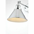 Cling 110 V E26 1 Light Vanity Wall Lamp, Chrome CL3501102